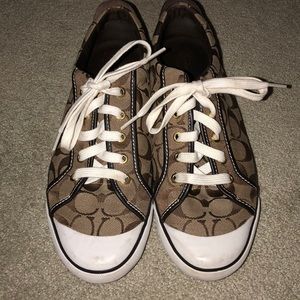 Brown Coach shoes